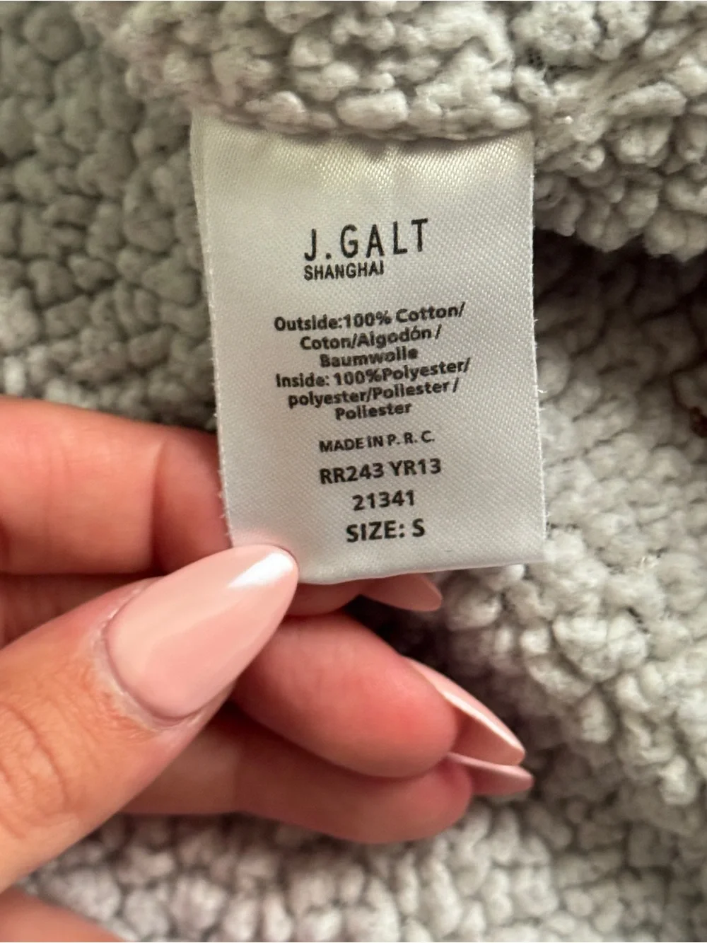 Women’s Sherpa-Lined Button Front Jacket - Taupe